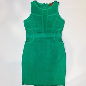WOW COUTURE green bodycon dress